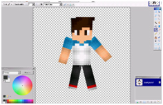 An Example of a Minecraft skin